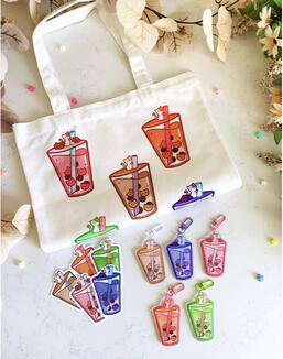Boba Tote Bag Boba Tote Bag